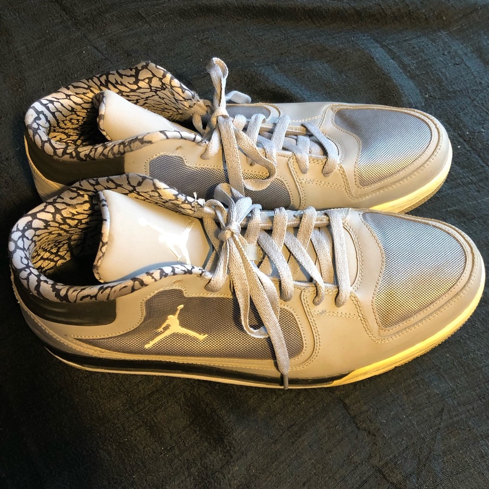 NIKE AIR JORDAN POST GAME 552665-004 MATTE SILVER WHITE MEN US 11.5